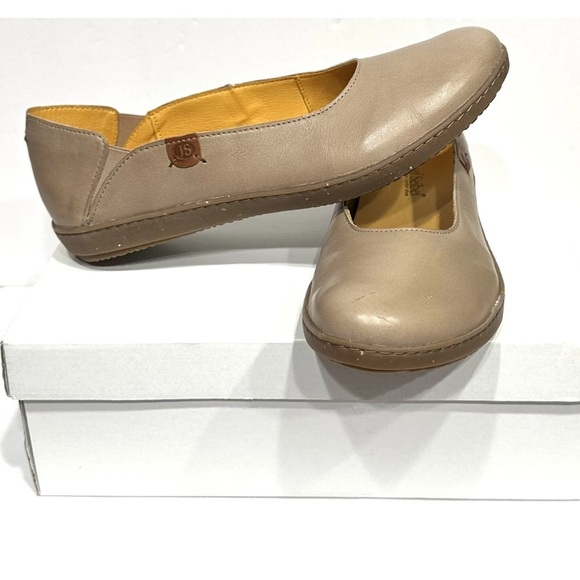Josef Seibel Womens Brown Leather Ballet Flat Shoes Sz 37 US Size 6.5, New - Picture 6 of 16